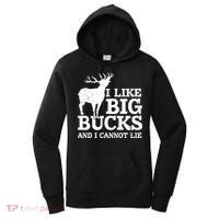 I Like Big Bucks And I Cannot Lie Deer Hunting Women's Hoodie thumb 0