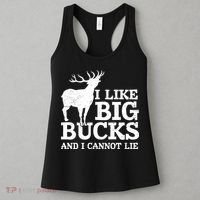 I Like Big Bucks And I Cannot Lie Deer Hunting Women's Tank Top thumb 3
