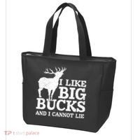 I Like Big Bucks And I Cannot Lie Deer Hunting Tote Bag thumb 3