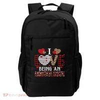 I Love Being An Administrative Assistant Red Plaid Gift Backpack thumb 0