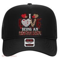 I Love Being An Administrative Assistant Red Plaid Gift Hat thumb 0