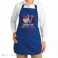 I Love Being An Administrative Assistant Red Plaid Gift Apron thumb 2