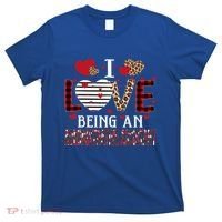 I Love Being An Administrative Assistant Red Plaid Gift T-Shirt thumb 0