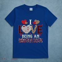 I Love Being An Administrative Assistant Red Plaid Gift T-Shirt thumb 5