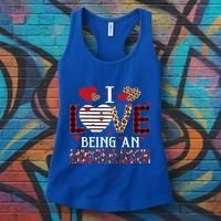 I Love Being An Administrative Assistant Red Plaid Gift Women's Tank Top thumb 3