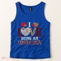I Love Being An Administrative Assistant Red Plaid Gift Tank Top thumb 2
