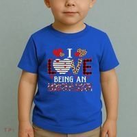 I Love Being An Administrative Assistant Red Plaid Gift Toddler T-Shirt thumb 2