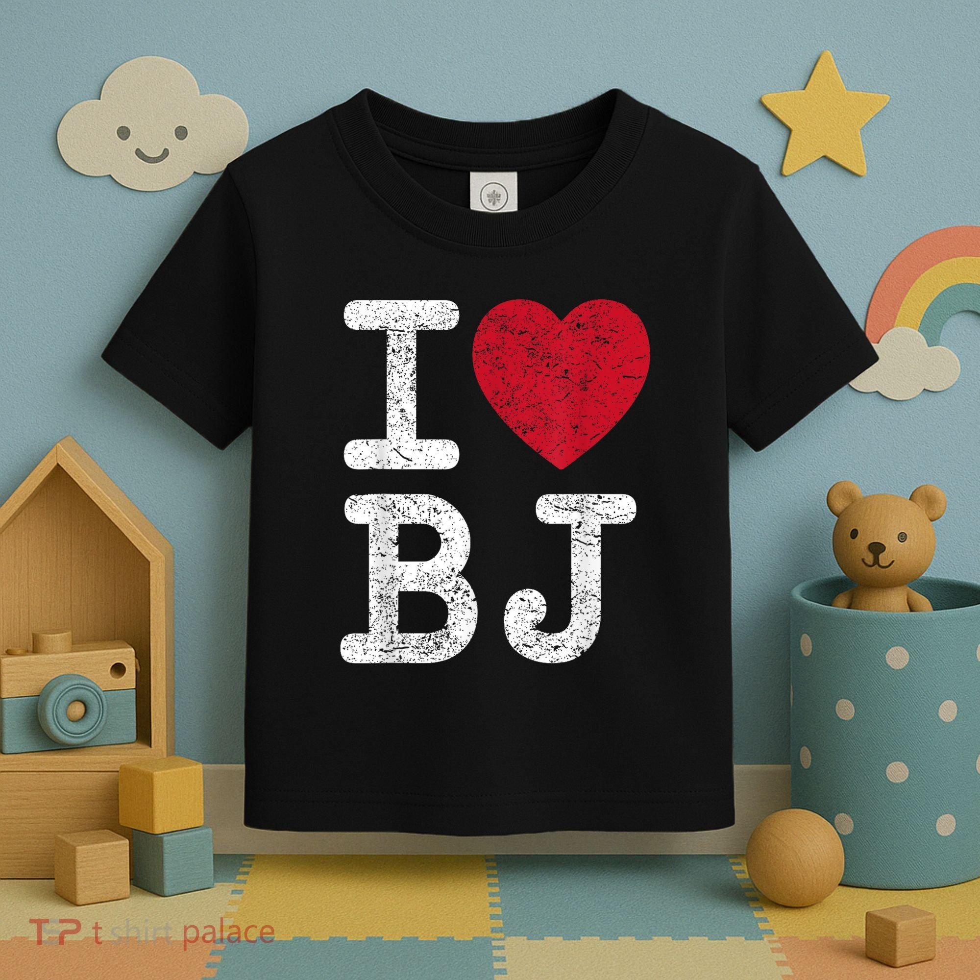 I Love Bj Beijing China Bj Toddler T-Shirt