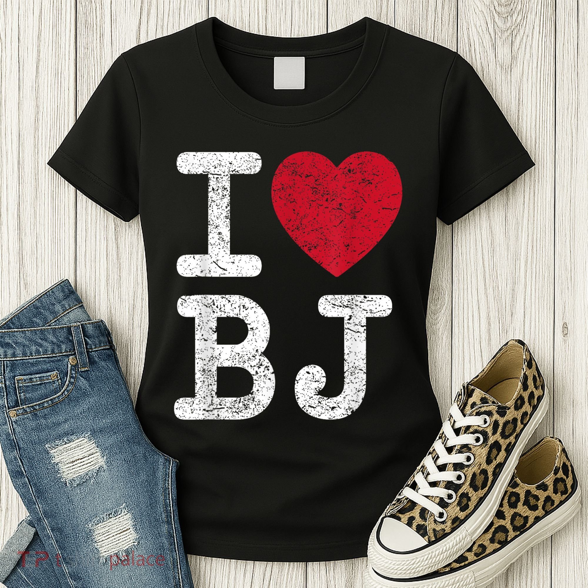 I Love Bj Beijing China Bj Women's T-Shirt