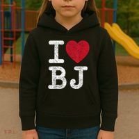 I Love Bj Beijing China Bj Kids Hoodie thumb 3