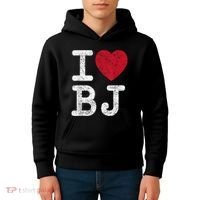 I Love Bj Beijing China Bj Kids Hoodie thumb 4