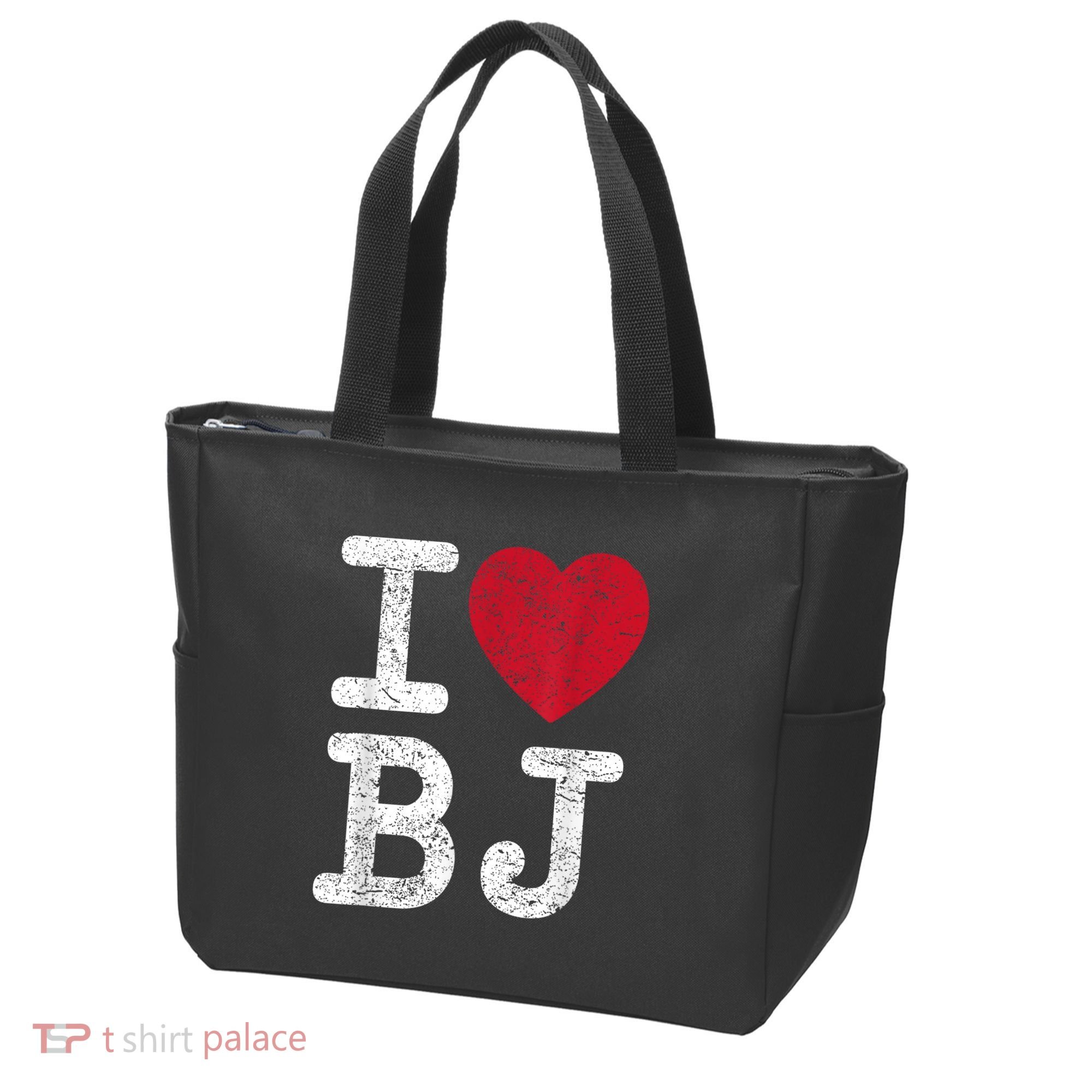 I Love Bj Beijing China Bj Tote Bag