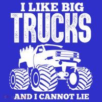 I Like Big Trucks And I Cannot Lie Funny Monster Truck Great Gift Hoodie thumb 2