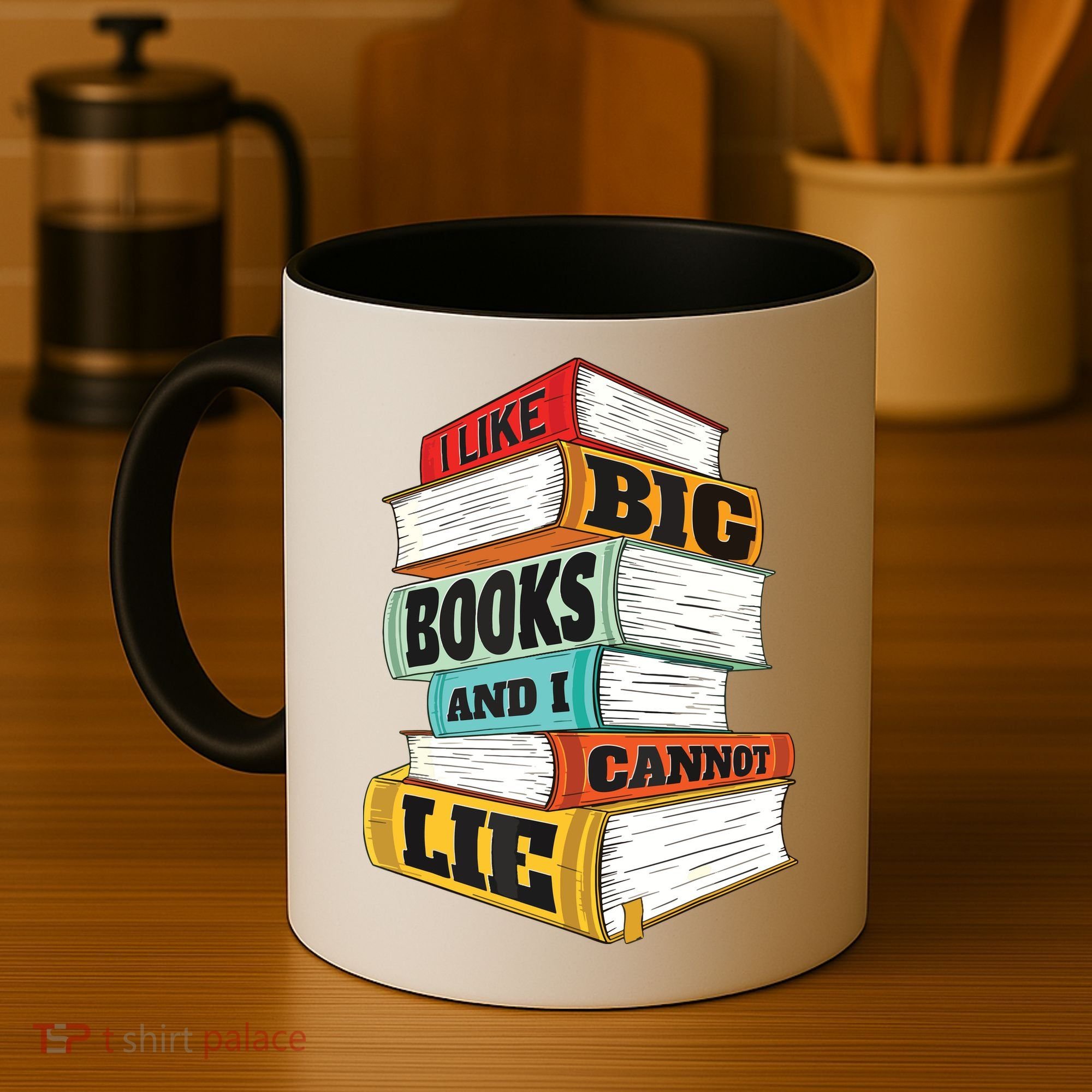 I Like Big Books And I Cannot Lie Librarian Book Reader Coffee Mug