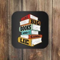 I Like Big Books And I Cannot Lie Librarian Book Reader Coaster thumb 0