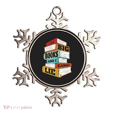 I Like Big Books And I Cannot Lie Librarian Book Reader Ornament