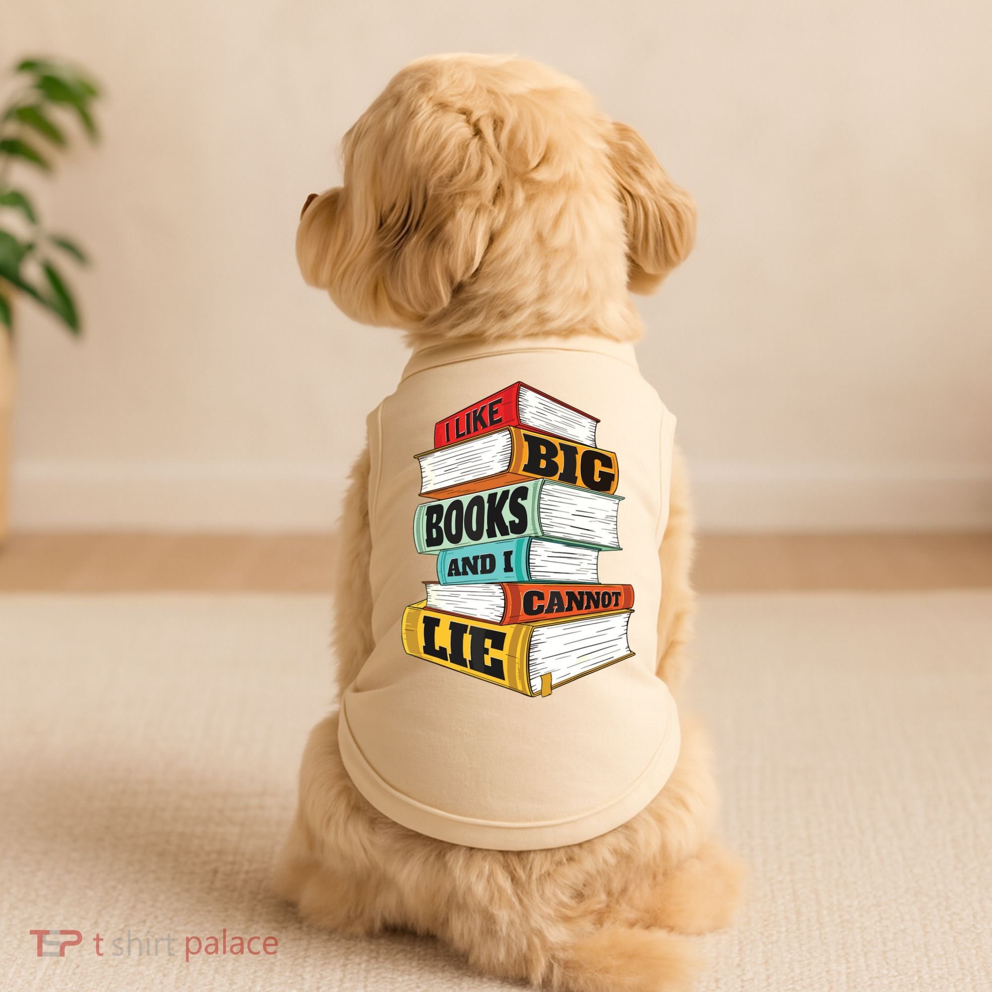 I Like Big Books And I Cannot Lie Librarian Book Reader Doggie Tank