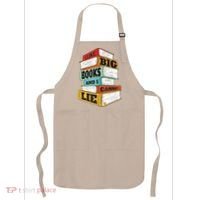 I Like Big Books And I Cannot Lie Librarian Book Reader Apron thumb 0