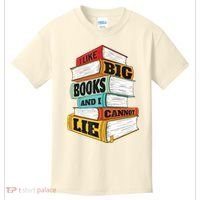 I Like Big Books And I Cannot Lie Librarian Book Reader Kids T-Shirt thumb 0