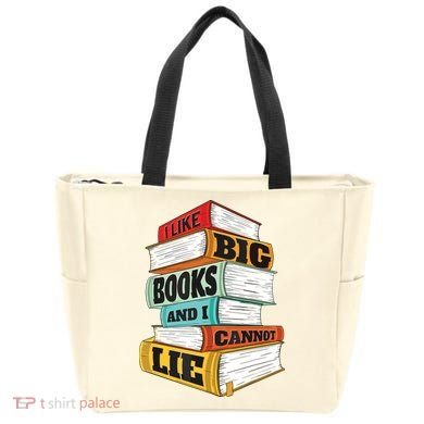 I Like Big Books And I Cannot Lie Librarian Book Reader Tote Bag