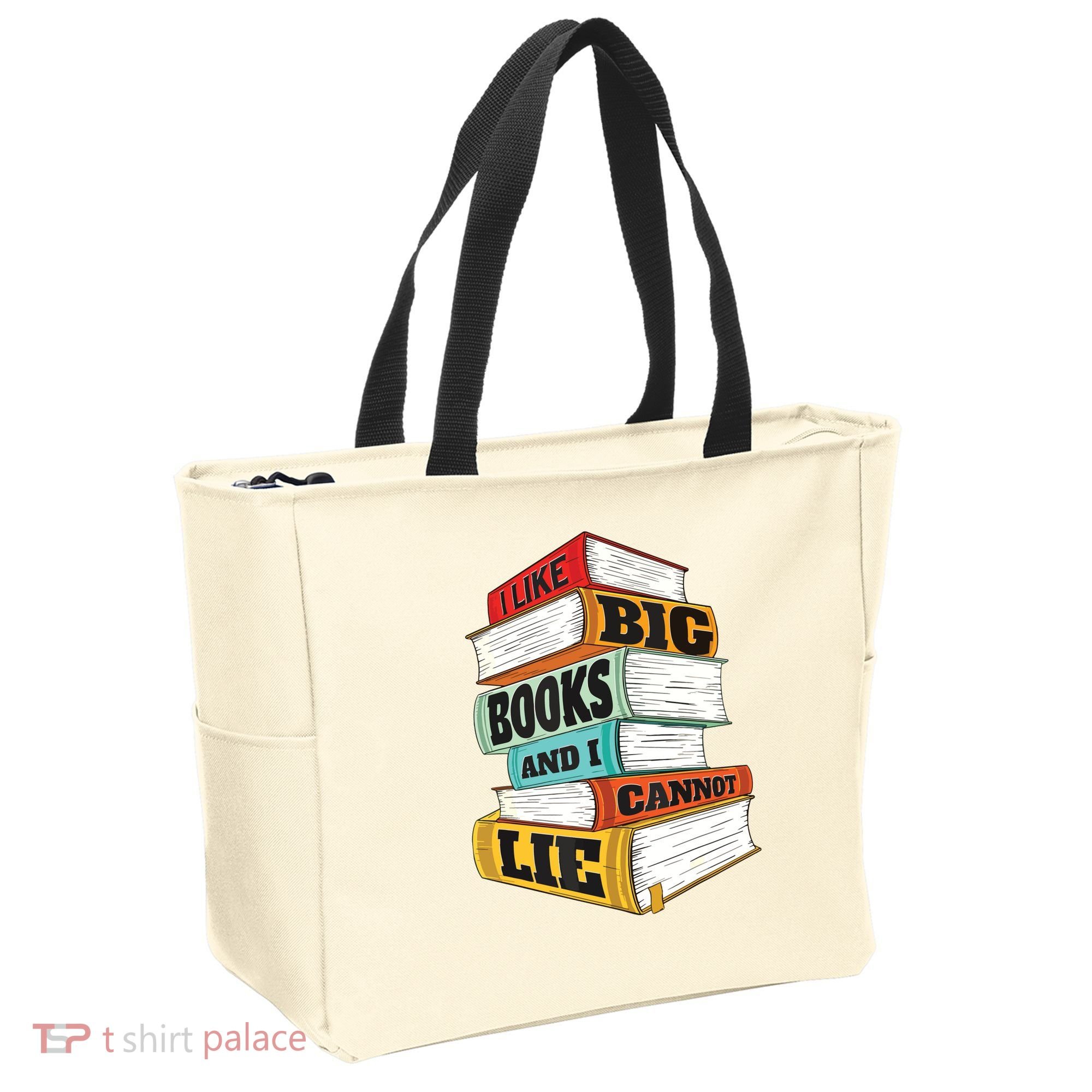 I Like Big Books And I Cannot Lie Librarian Book Reader Tote Bag