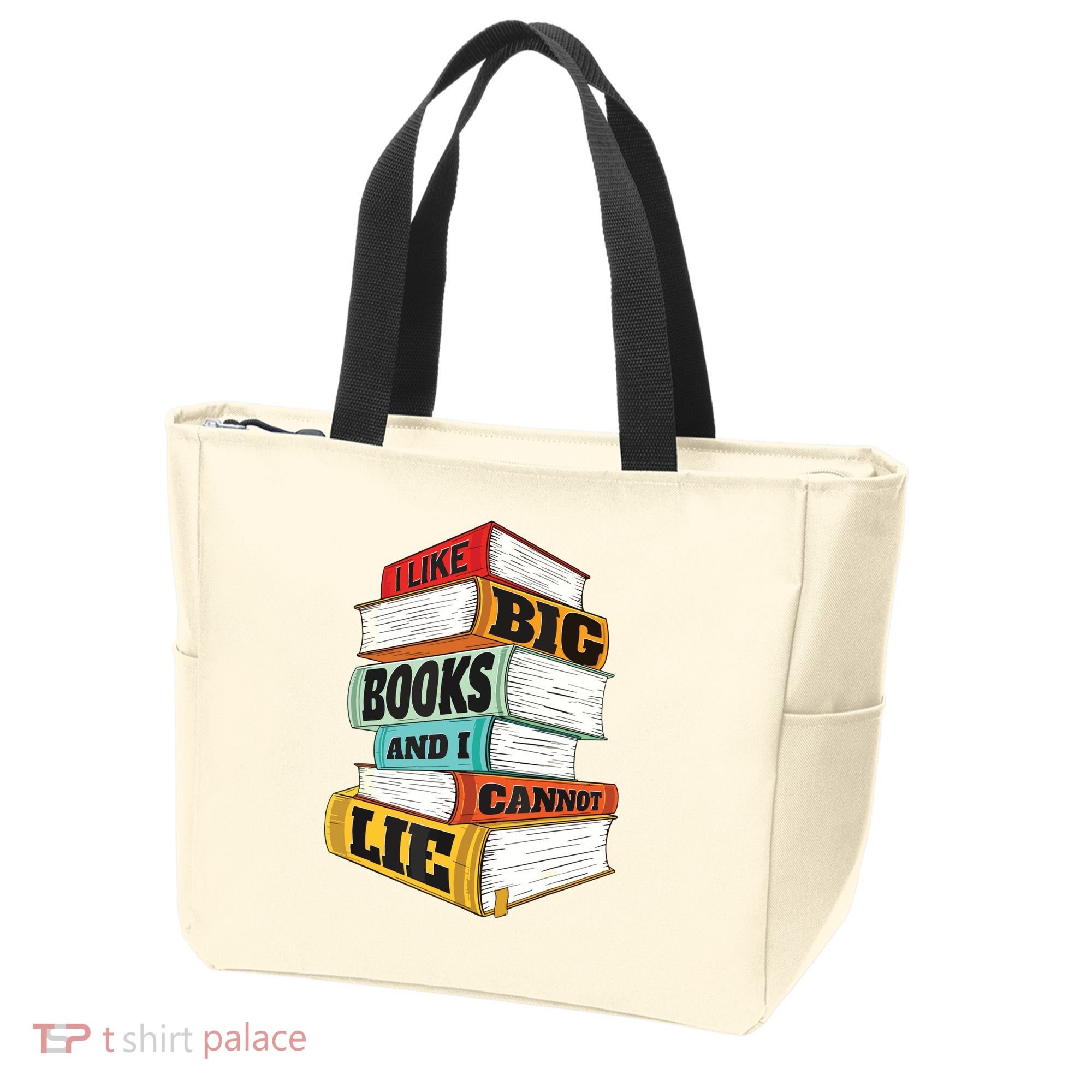 I Like Big Books And I Cannot Lie Librarian Book Reader Tote Bag