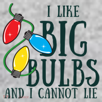 I Like Big Bulbs And I Cannot Lie Funny Christmas Gift The Baniff Cuffed Pom Beanie thumb 2