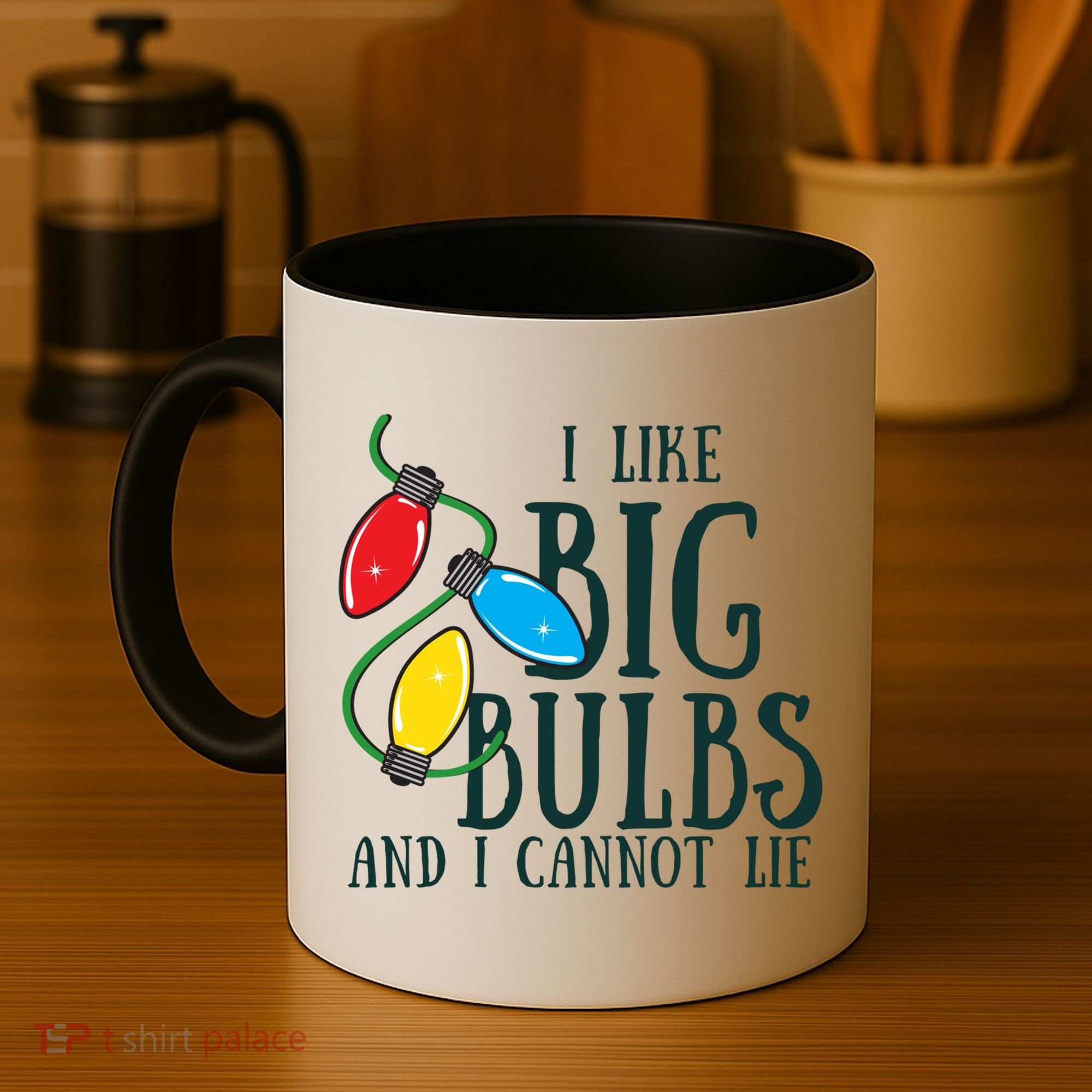 I Like Big Bulbs And I Cannot Lie Funny Christmas Gift Coffee Mug