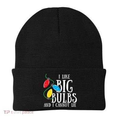 I Like Big Bulbs And I Cannot Lie Funny Christmas Gift Beanie