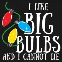 I Like Big Bulbs And I Cannot Lie Funny Christmas Gift Women's Hoodie thumb 2