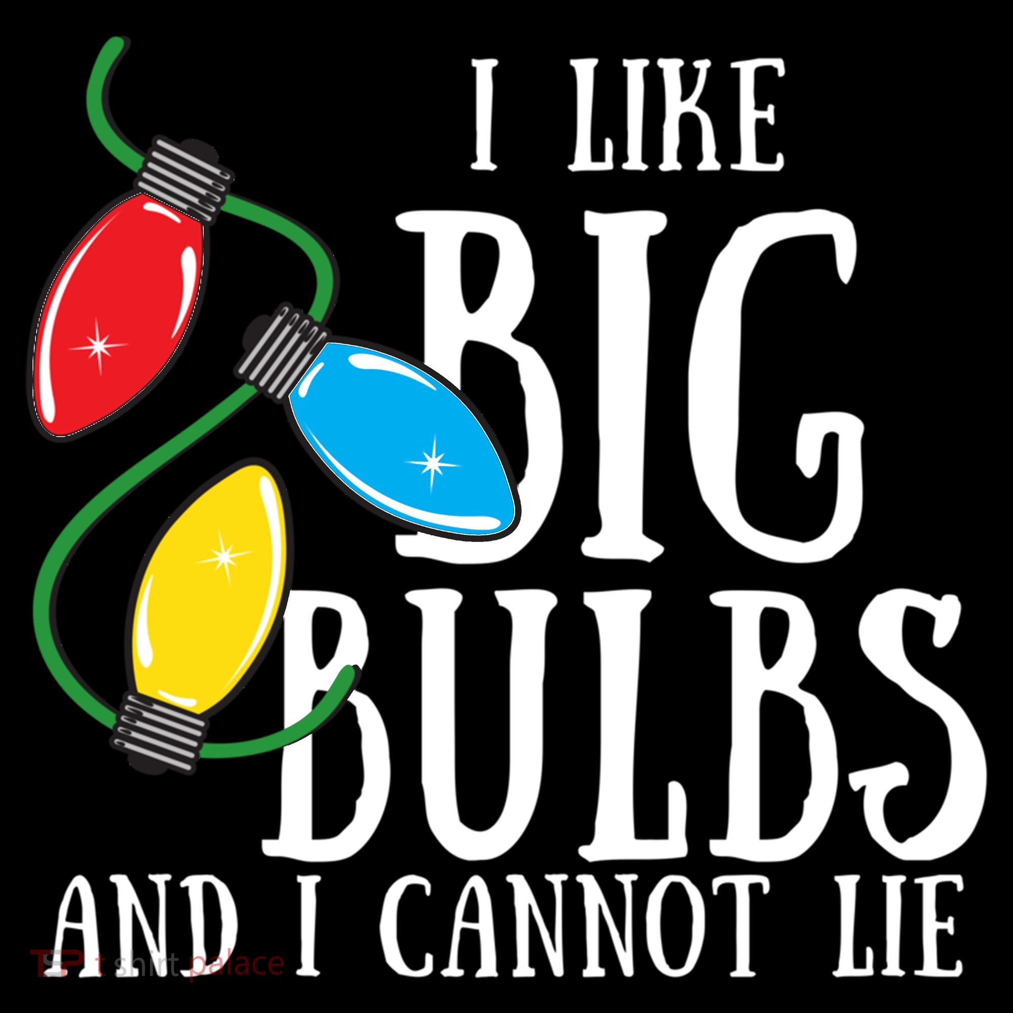 I Like Big Bulbs And I Cannot Lie Funny Christmas Gift Women's Hoodie