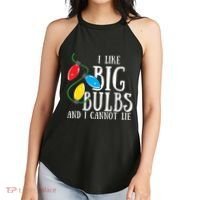 I Like Big Bulbs And I Cannot Lie Funny Christmas Gift Women's Perfect Tri Rocker Tank thumb 2