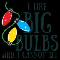 I Like Big Bulbs And I Cannot Lie Funny Christmas Gift Kids Colorblock Raglan Jersey thumb 2