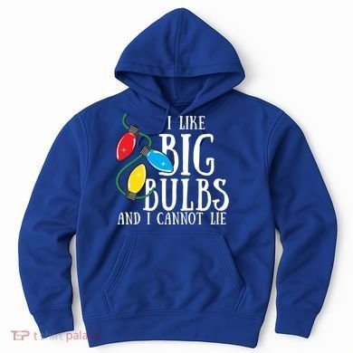 I Like Big Bulbs And I Cannot Lie Funny Christmas Gift Hoodie