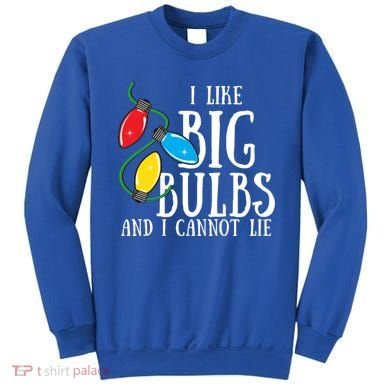 I Like Big Bulbs And I Cannot Lie Funny Christmas Gift Sweatshirt