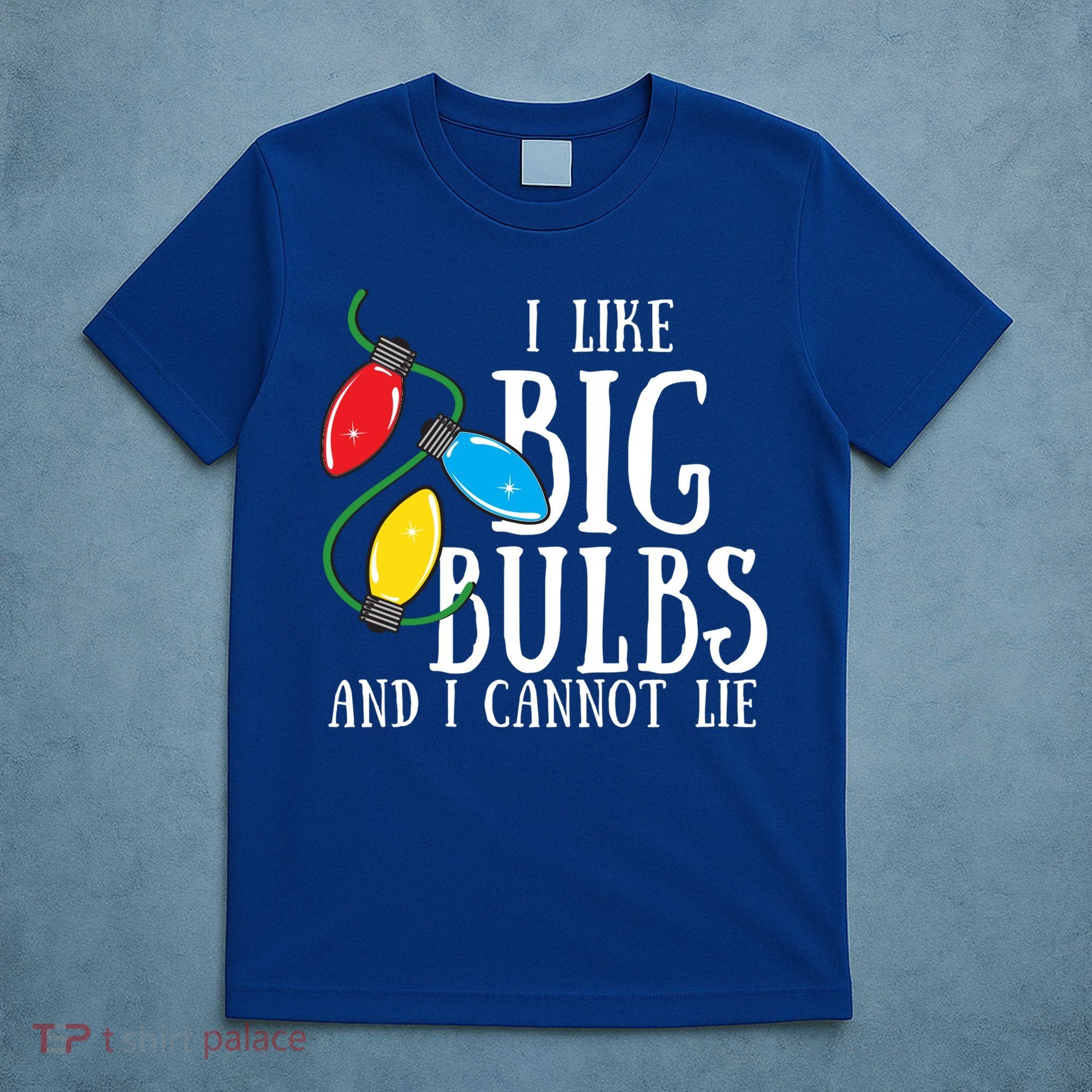 I Like Big Bulbs And I Cannot Lie Funny Christmas Gift T-Shirt