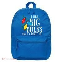 I Like Big Bulbs And I Cannot Lie Funny Christmas Gift 16 in Basic Backpack thumb 0