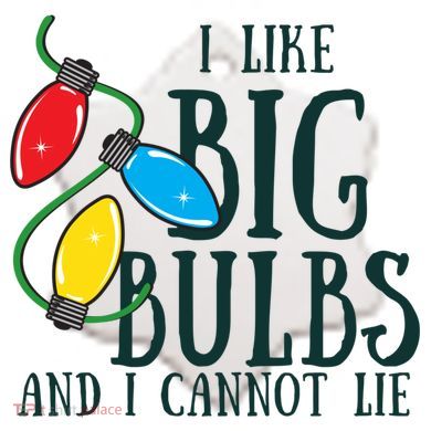 I Like Big Bulbs And I Cannot Lie Funny Christmas Gift Ceramic Ornament