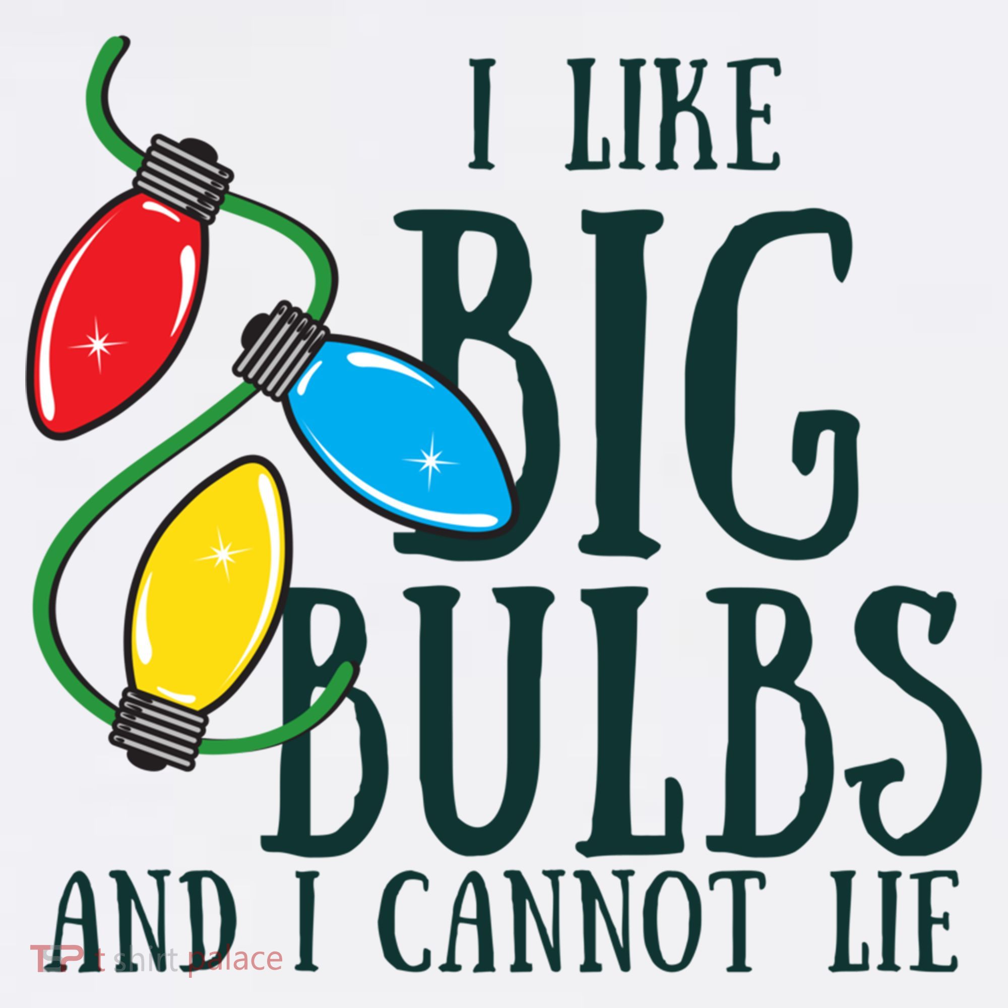 I Like Big Bulbs And I Cannot Lie Funny Christmas Gift Comfort Colors Garment-Dyed Hooded Sweatshirt