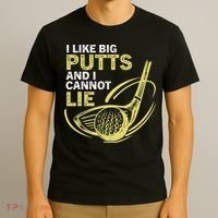 I Like Big Putts And I Cannot Lie Vintage Saying Golf T-Shirt thumb 3