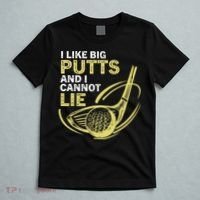 I Like Big Putts And I Cannot Lie Vintage Saying Golf T-Shirt thumb 5