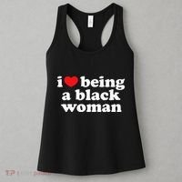 I Love Being Black Woman I Heart Being Black Woman Women's Tank Top thumb 3
