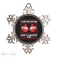 I Like Big Bulbs And I Cannot Lie Ugly Christmas Sweater Gift Ornament thumb 0