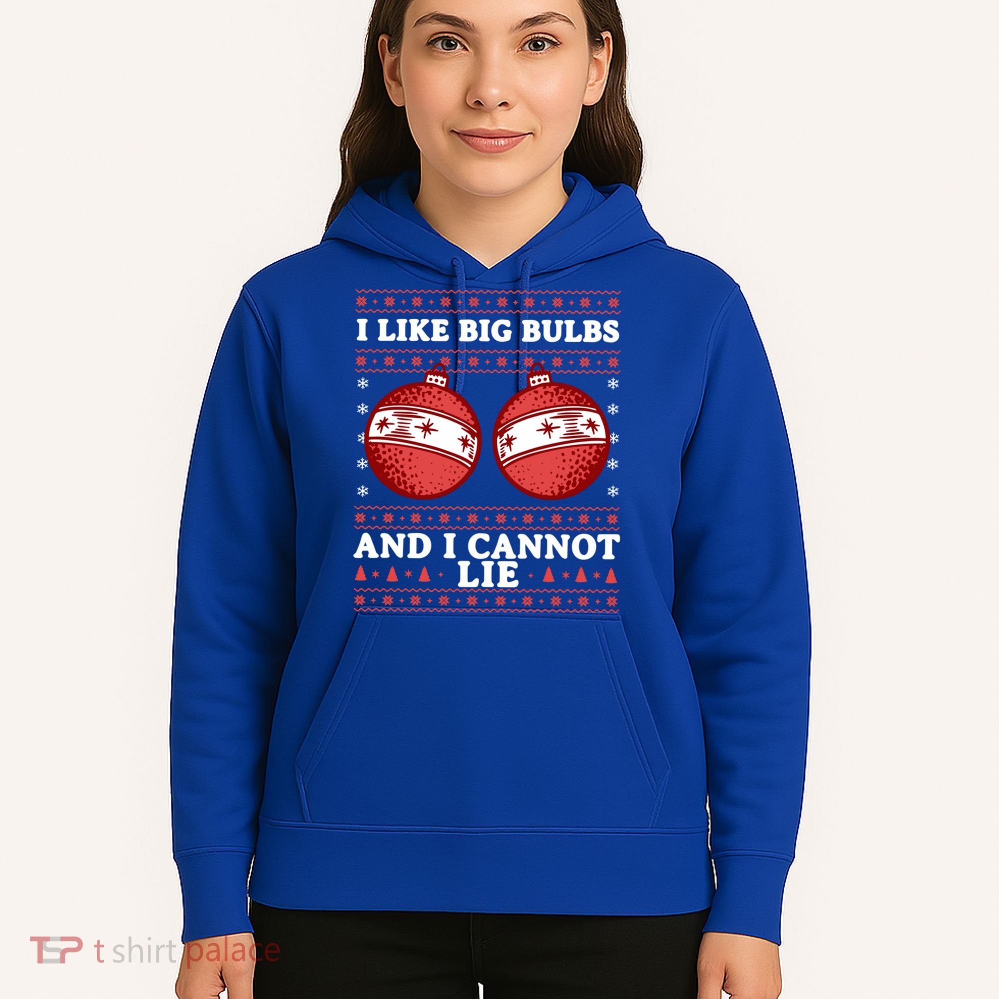 I Like Big Bulbs And I Cannot Lie Ugly Christmas Sweater Gift Hoodie