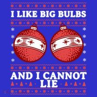 I Like Big Bulbs And I Cannot Lie Ugly Christmas Sweater Gift Apron thumb 3