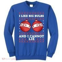 I Like Big Bulbs And I Cannot Lie Ugly Christmas Sweater Gift Sweatshirt thumb 0
