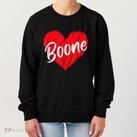I Love Boone Heart Personalized Name Boone Women's Sweatshirt thumb 0