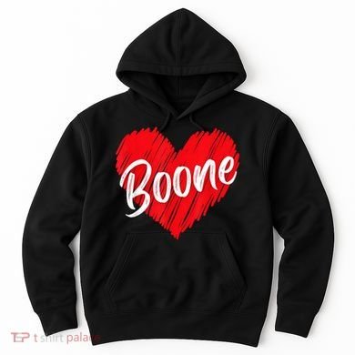 I Love Boone Heart Personalized Name Boone Hoodie