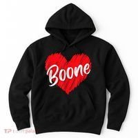 I Love Boone Heart Personalized Name Boone Hoodie thumb 0