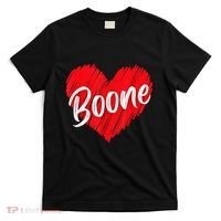 I Love Boone Heart Personalized Name Boone T-Shirt thumb 0